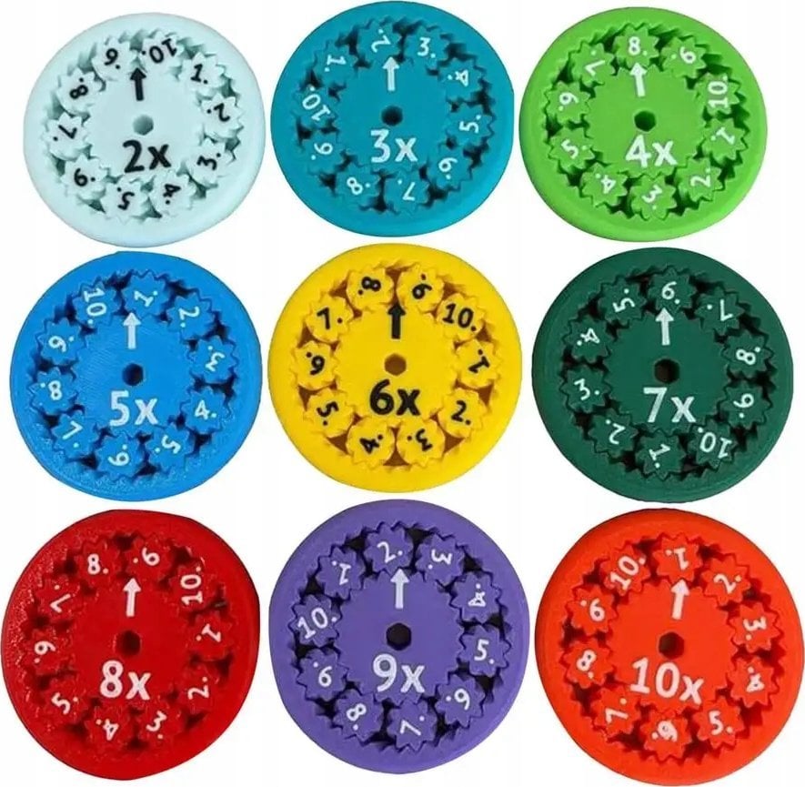 Rozette *****Matematyczny spinner x/: 9szt/set 44242
