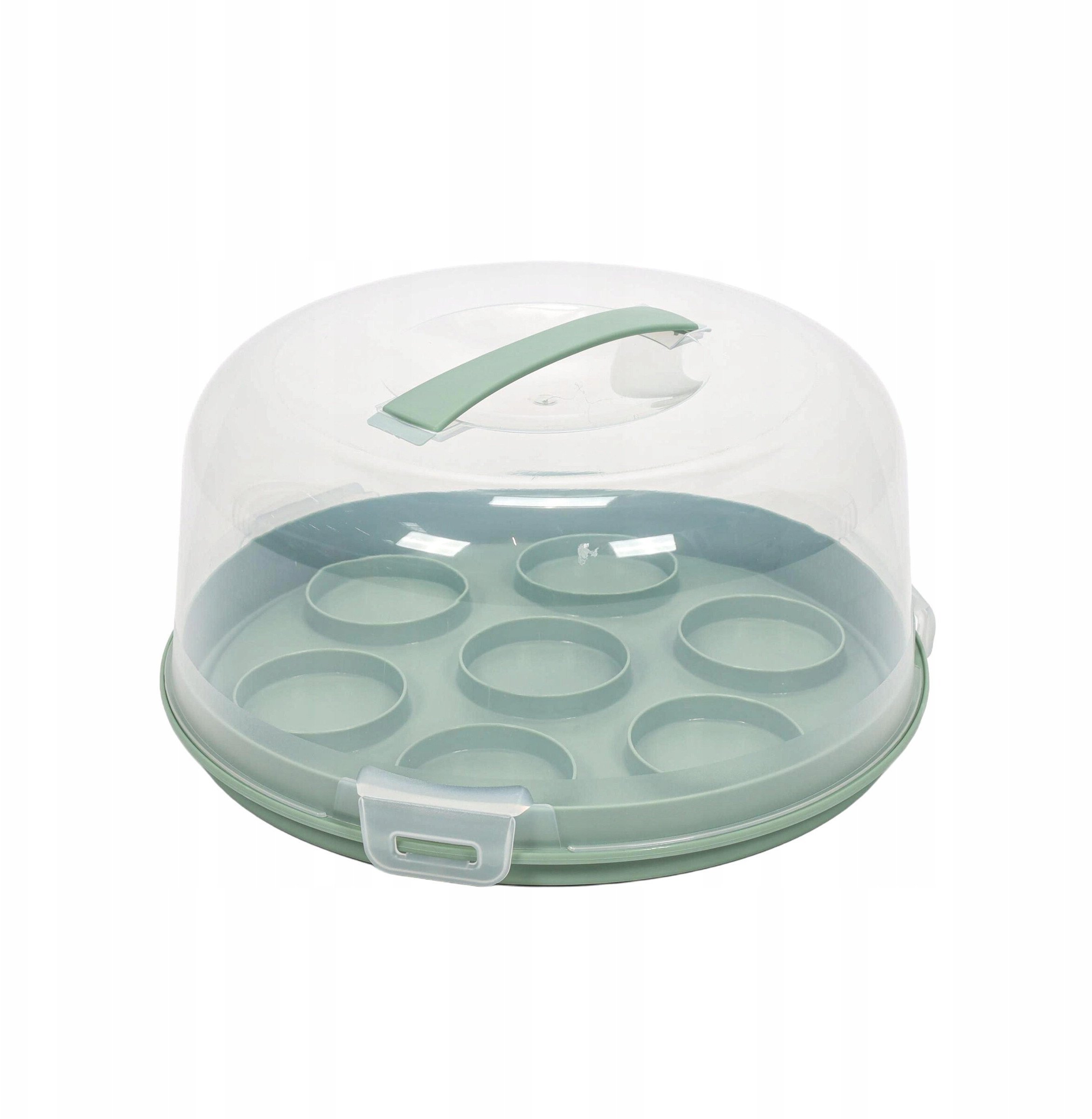 Przenośne pudełko na tort lub muffinki, Ø 25 x 14 cm