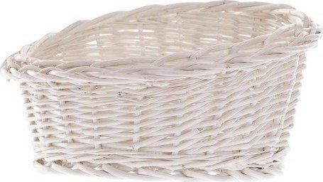 WickerPL Wiklinowy Wybielany Kosz na Prezenty 28x22 H10 cm