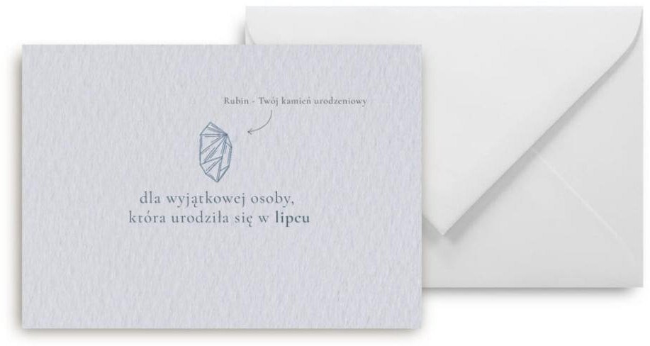 Mini kartka Urodziny lipiec