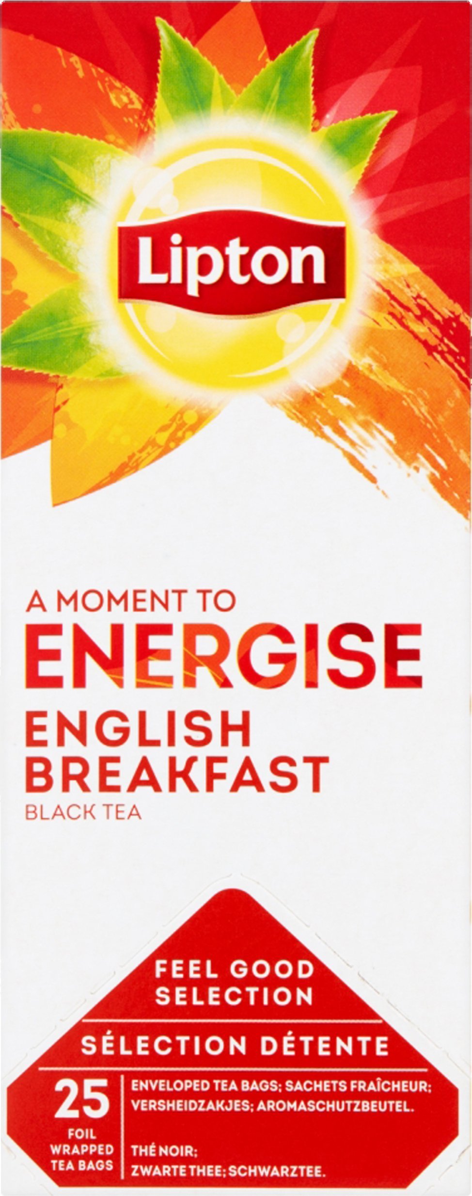 Lipton Herbata A moment to Energise English Breakfast 25 kopert