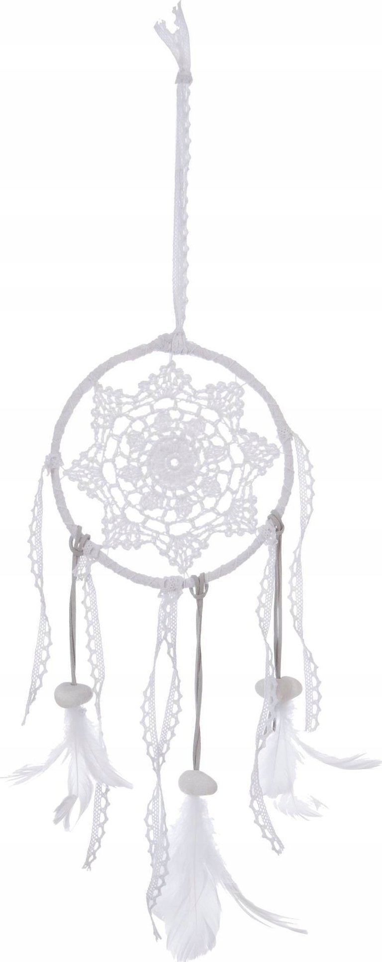 Atmosphera Łapacz snów na ścianę FOLK, Ø 16,5 x 56 cm, beżowy