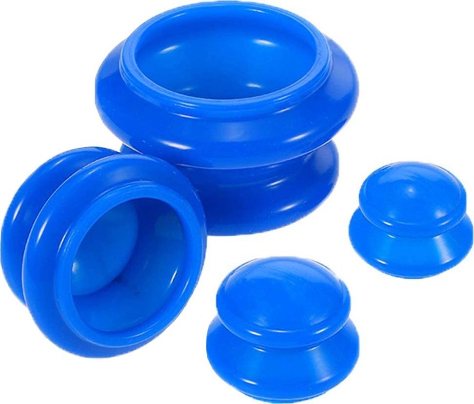 Verk Bańki chińskie próżniowe silikonowe zestaw 4 szt Bańki chińskie próżniowe silikonowe zestaw 4 szt