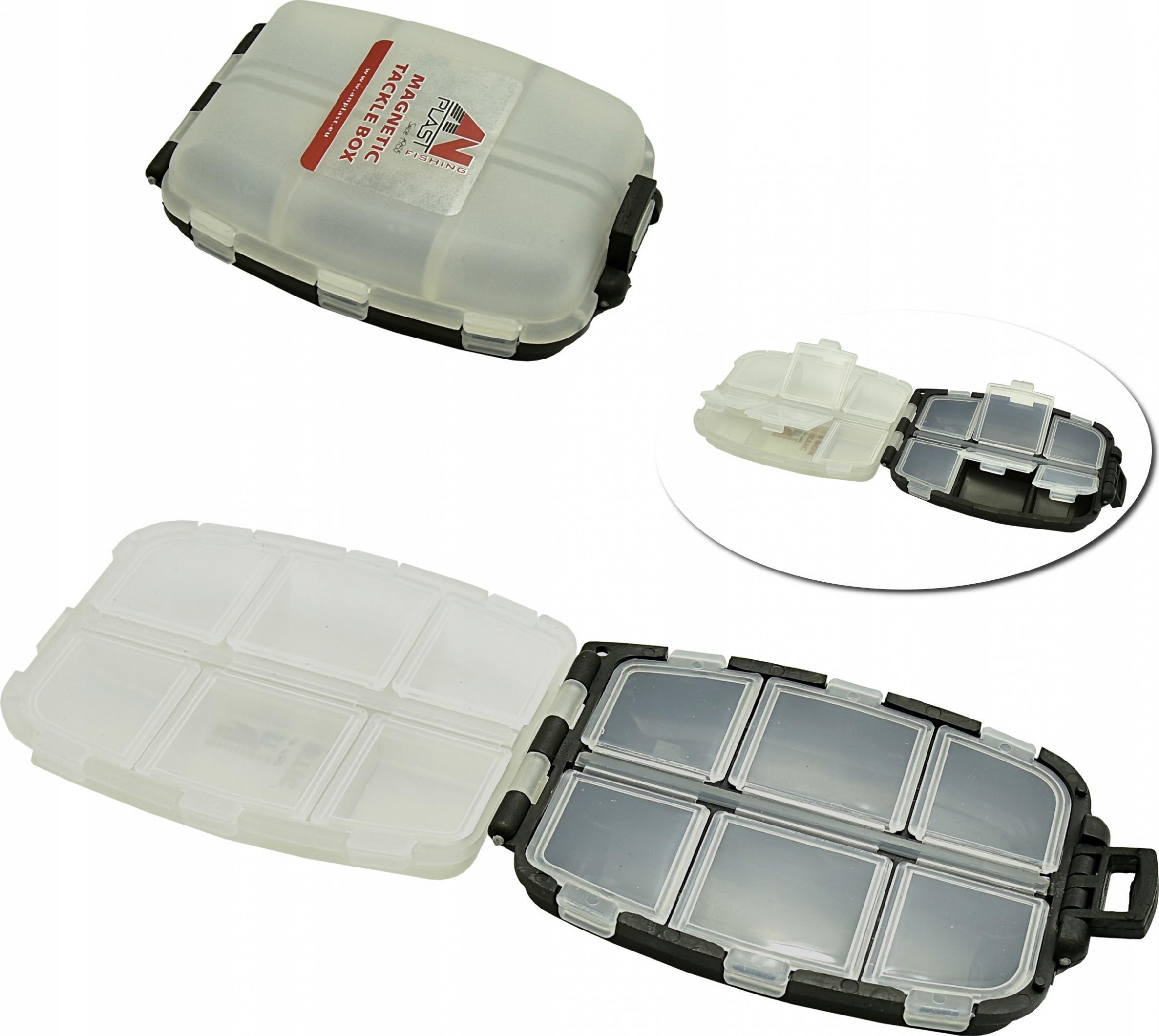 Anplast Pudełko Przybornik Wędkarski 12-komor. z magnesem