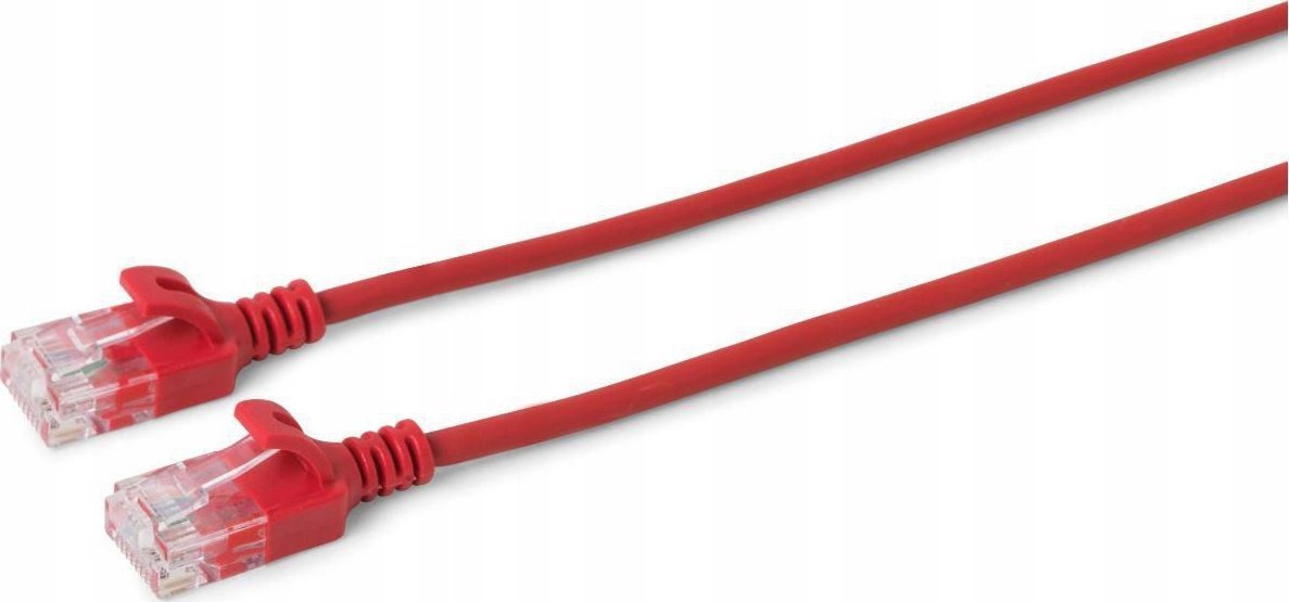 MicroConnect U/UTP CAT6A Slim 1M Red
