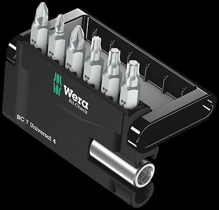 Wera Zestaw Bit-Check 7 Universal 4 + uchwyt uniwersalny (05135810001)