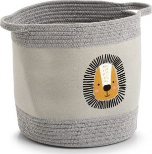 Zeller Dziecięcy kosz do przechowywania "Lew", bawełna / poliester, 30x30 cm