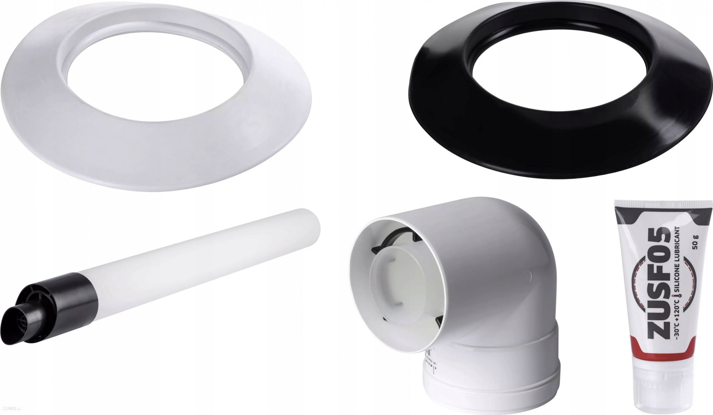 Almeva ZUB Zestaw odprowadzania spalin przez ścianę LIK DN60/100