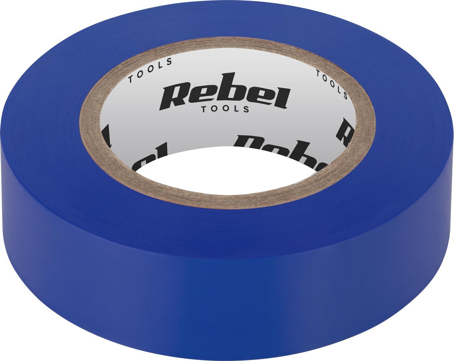 Rebel Taśma izolacyjna klejąca REBEL (0,13 mm x 19 mm x 10 yd) niebieska