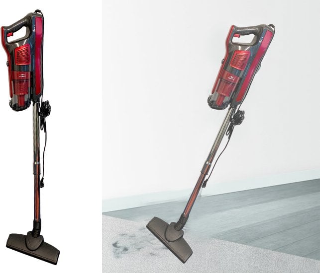 Odkurzacz pionowy Lentz Cylindryczny odkurzacz bezprzewodowy czerwony 74302