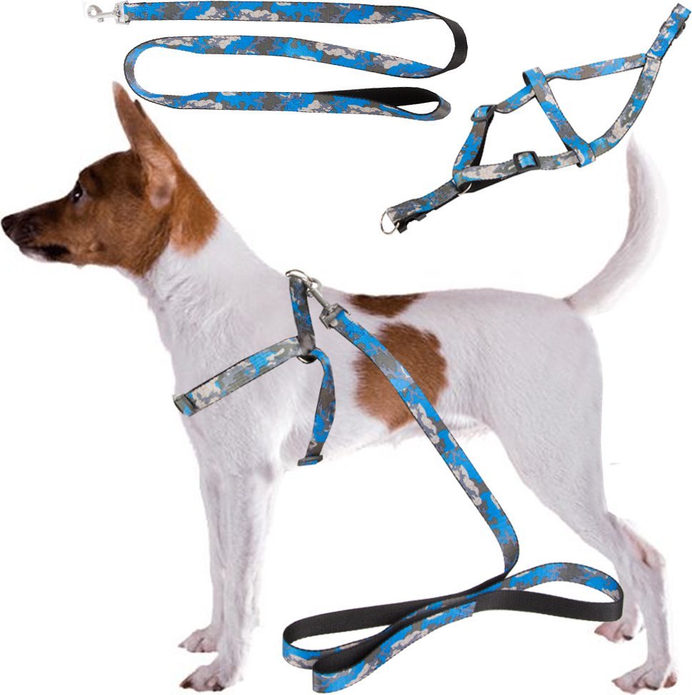 Verk Smycz z szelkami szelki spacerowe dla psa kota regulowane rozmiar wygodne