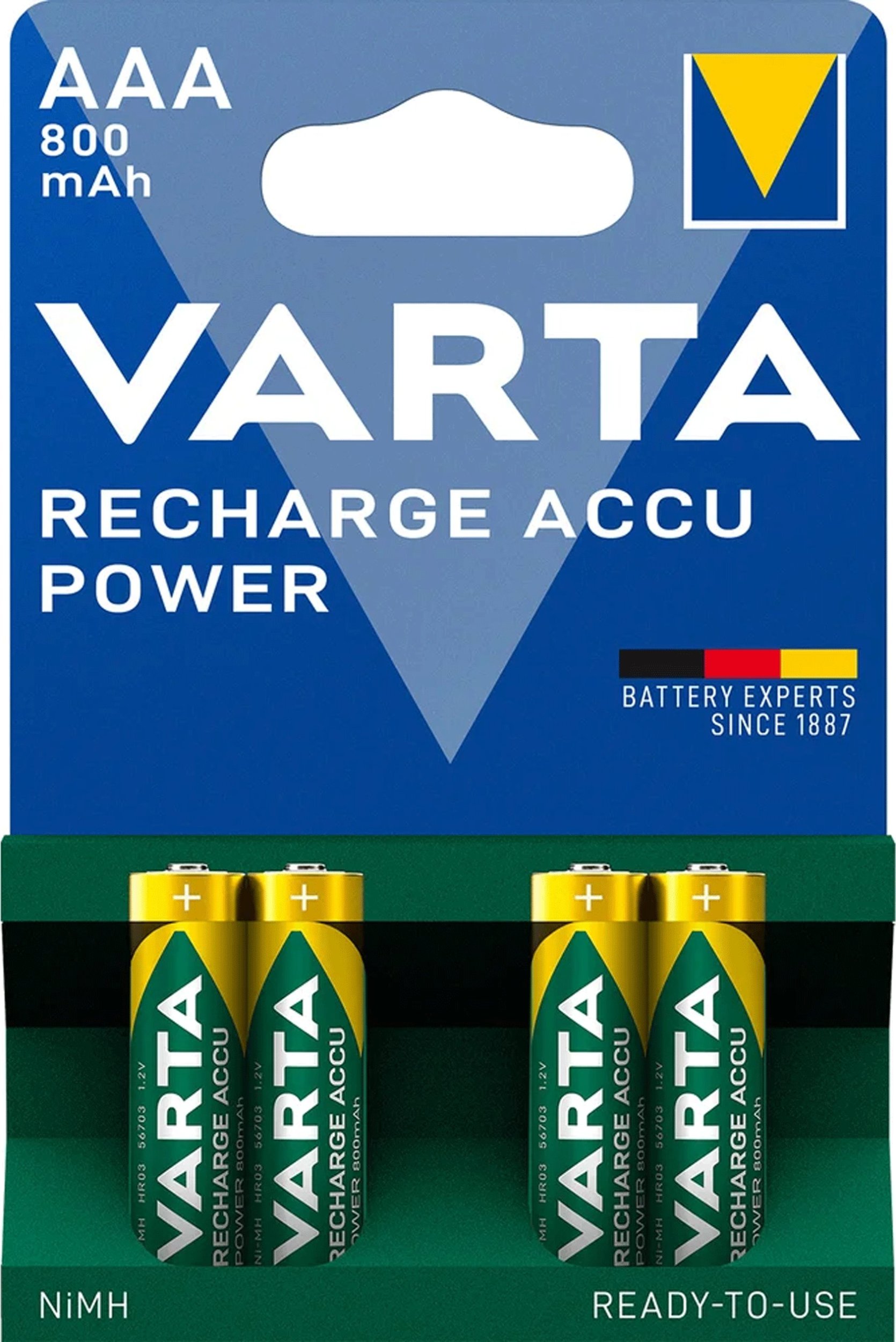 Varta Akumulatorki R03 4BL 800 READY2USE Ni-MH
