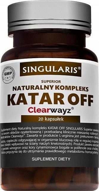 Singularis-Herbs Singularis Katar Off 20 kapsułek - WYSYŁAMY W 24H!