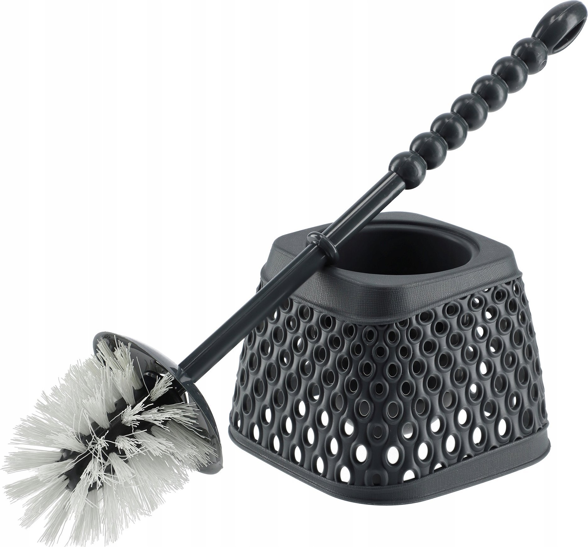 Kadax KADAX Szczotka Wc Do Toalety Plastikowa Toaletowa Uchwyt Szara