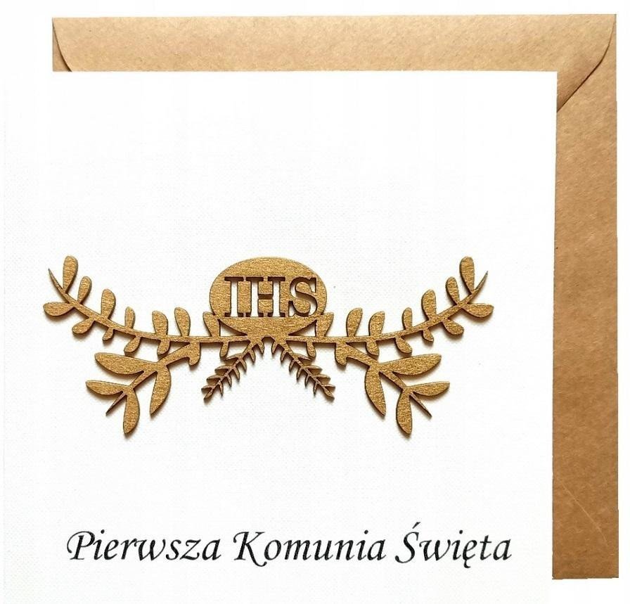 Kartka Pierwsza Komunia Święta