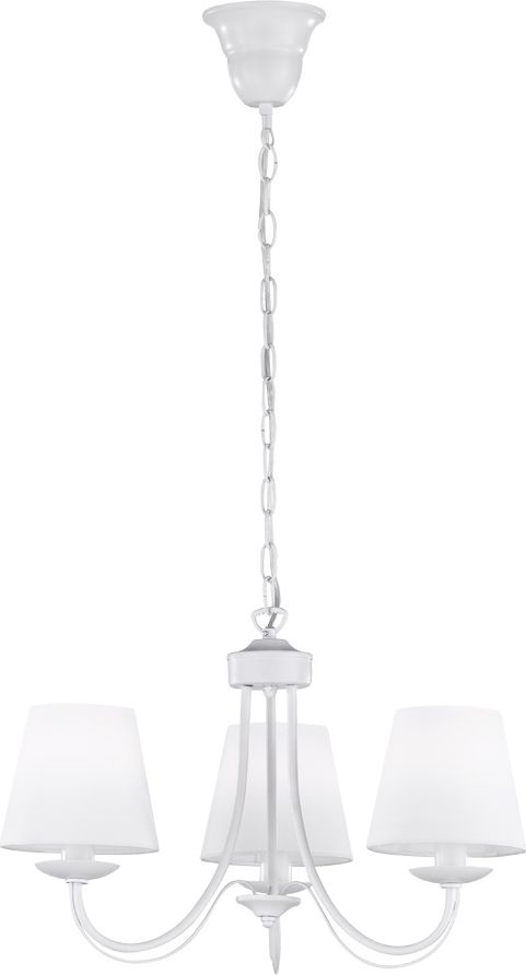 Lampa wisząca Trio Lampa sufitowa biała do salonu Trio CORTEZ 110600331