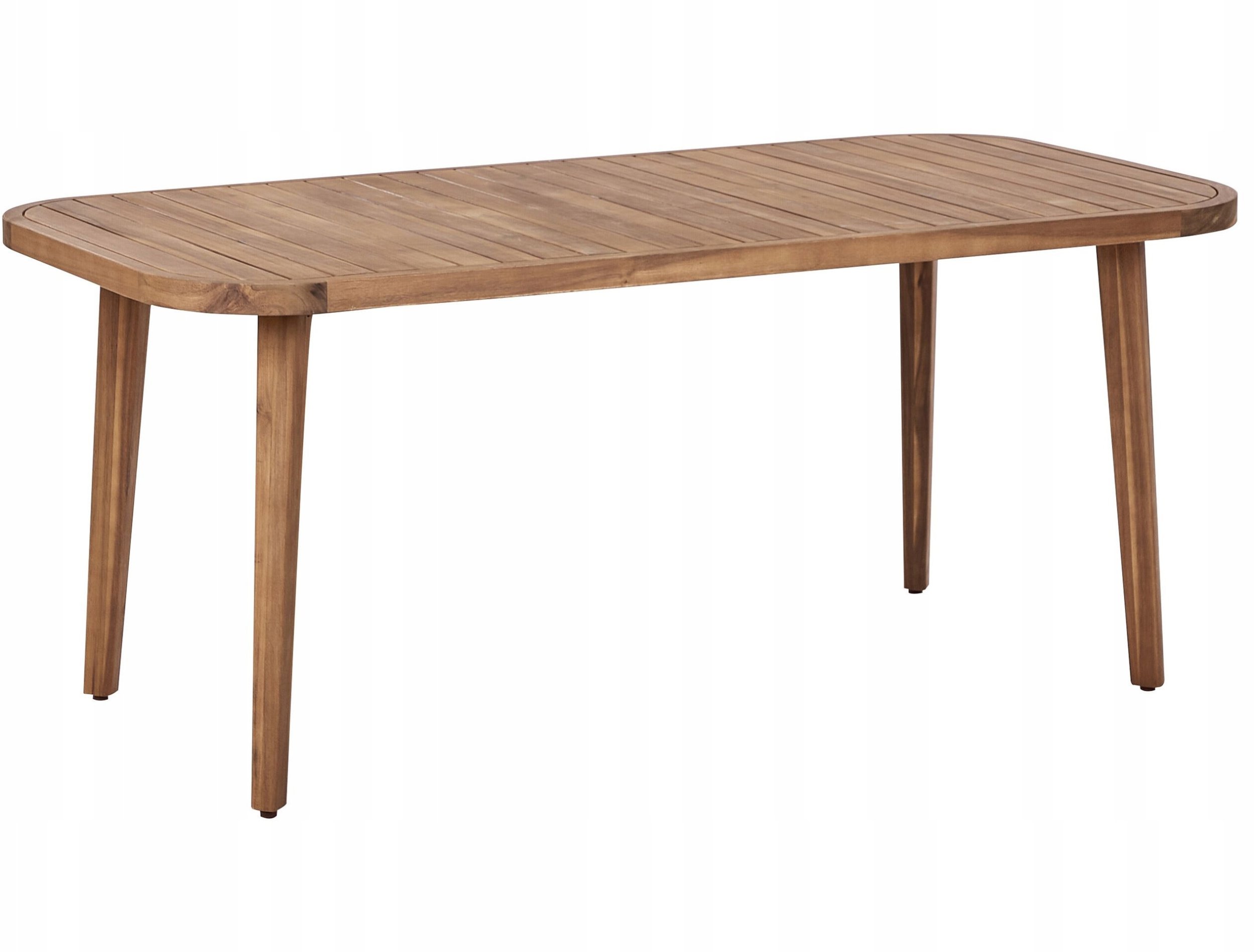 Beliani Stół ogrodowy akacjowy 180 x 90 cm jasne drewno certyfikowane PARAGGI