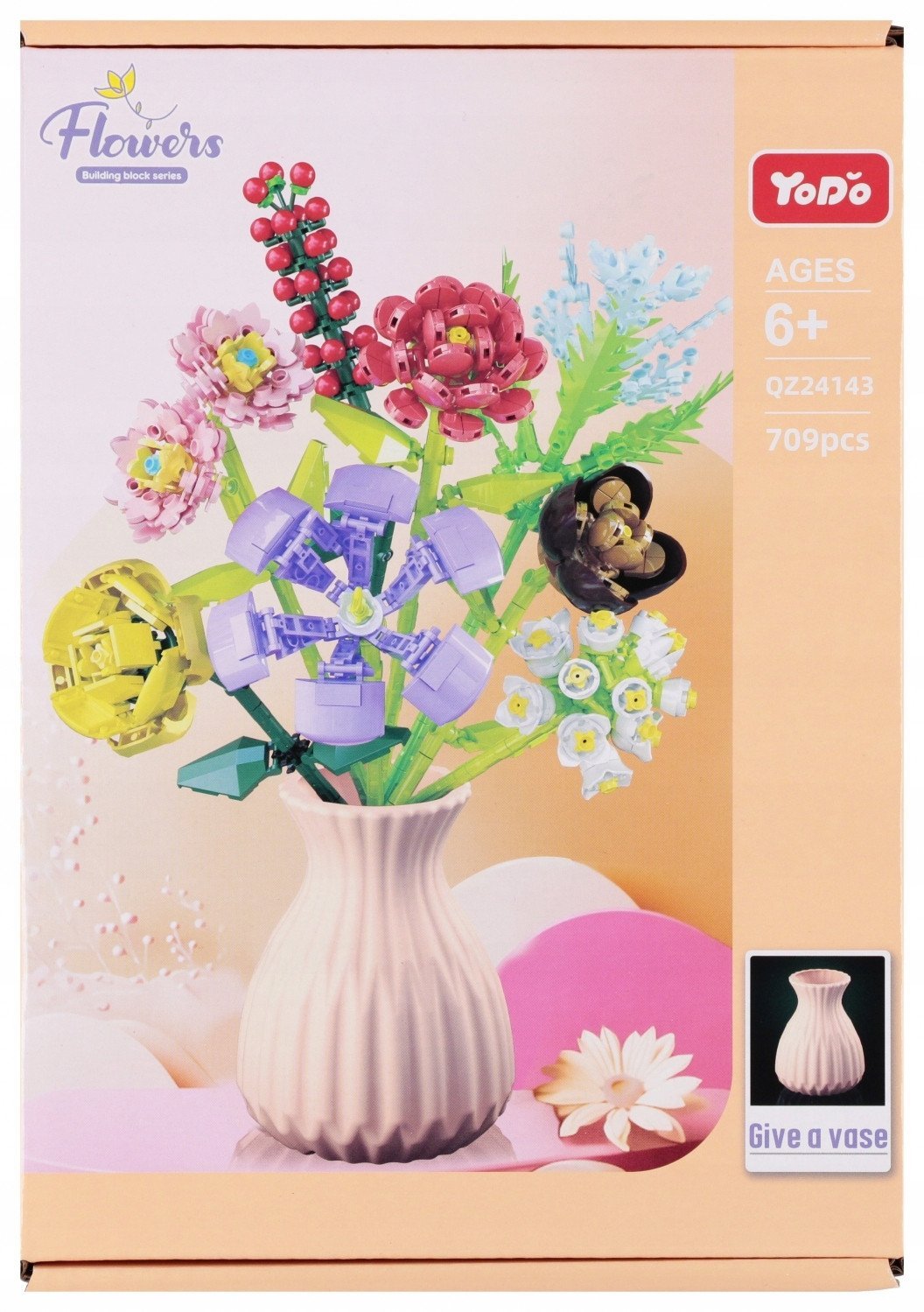 KLOCKI KONSTR KWIATY 709SZT 17X25X12 MC PUD 18