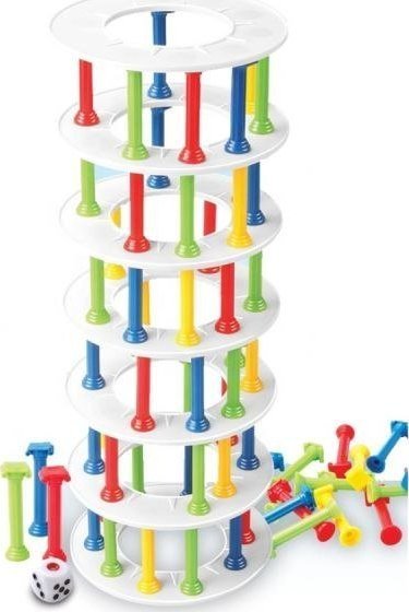 DK Gra Zręcznościowa Stacking - Kolorowa Wieża, Zbuduj Wieżę