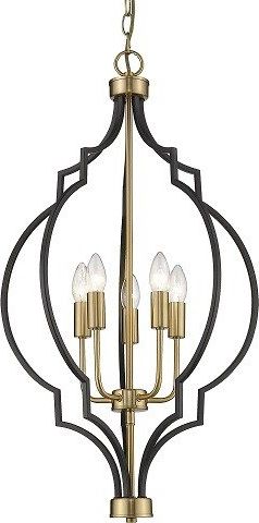 Lampa wisząca Cosmo Light Lampa wisząca NASHVILLE (P05186BK AU) Cosmo Light - żyrandol