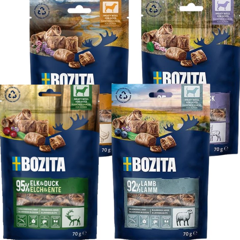 BOZITA Meaty Bites Mix Smaków 4x70g