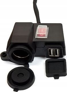 eXtremestyle Gniazdo zapalniczki 12V 2x USB 5V motocykl 3 w 1