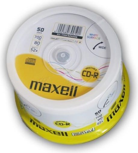 Maxell CD-R 700 MB 52x 50 sztuk (624006.40)