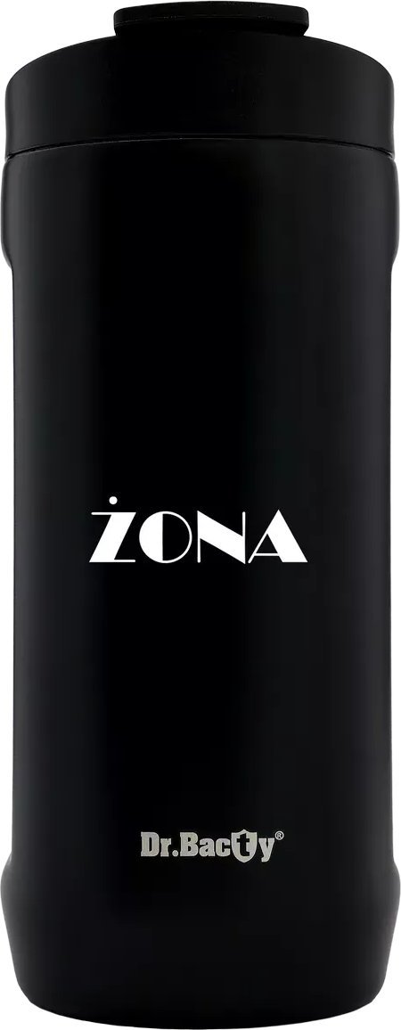 Dr.Bacty Kubek termiczny do kawy Dr.Bacty Notus Żony - czarny