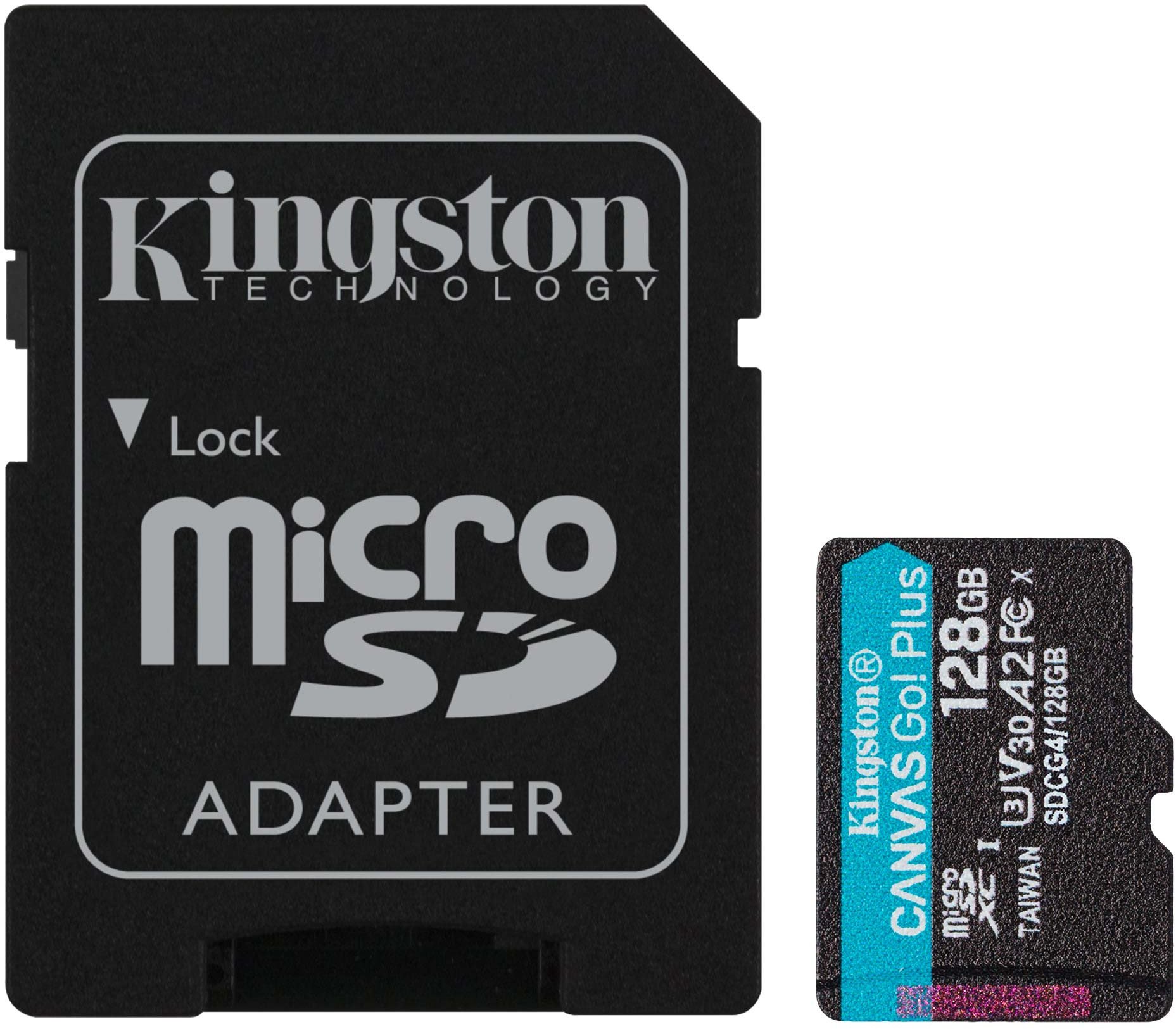 Karta Kingston Canvas Go! Plus (Gen4) MicroSDXC 128 GB Class 10 UHS-I/U3 A2 V30 (SDCG4/128GB)