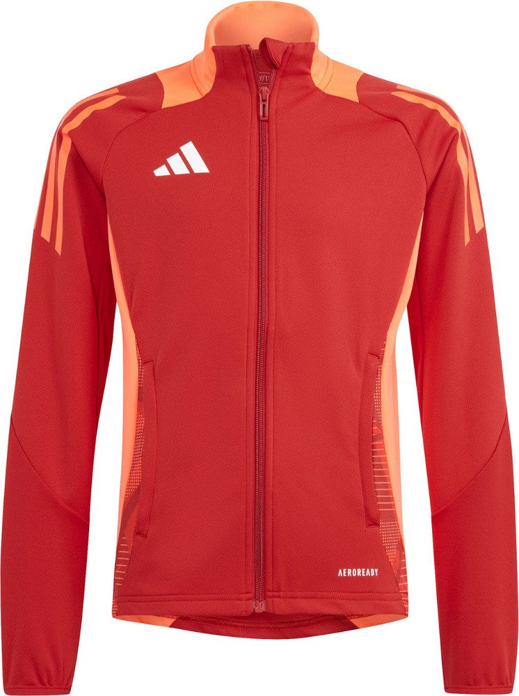 Bluza dla dzieci adidas Tiro 24 Competition Training czerwono-pomarańczowa IR5500 128cm