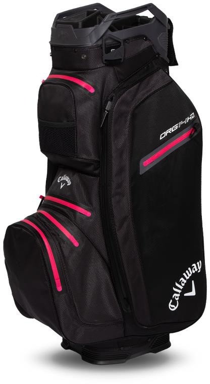 Torba golfowa Callaway ORG 14 HD (na wózek) - czarno-szaro-różowa