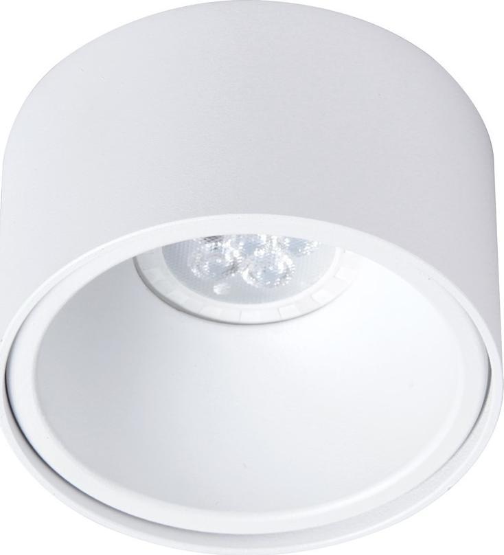 Milagro Podtynkowa LAMPA spot BALI ML0053 okrągły wpust do biura biały