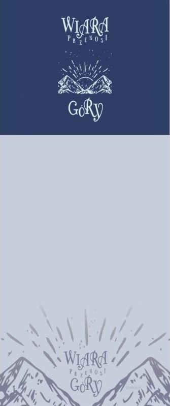 Szaron Notes z Magnesem - Wiara przenosi góry