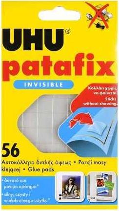 Artequipment UHU MASA MOCUJĄCA PATAFIX BEZBARWNA 56 SZTUK uniw