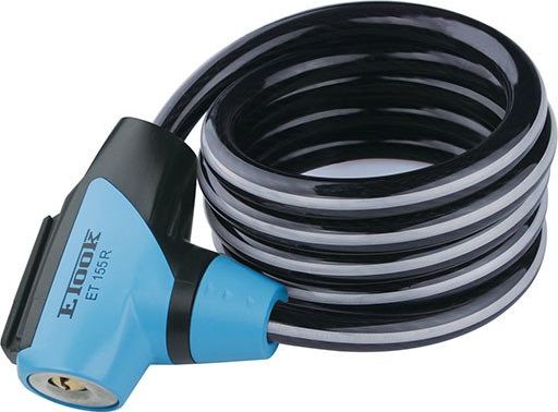 ETOOK Zamknięcie ETOOK ET-155R 1500x12mm na klucz czarno-niebieskie Uniwersalny