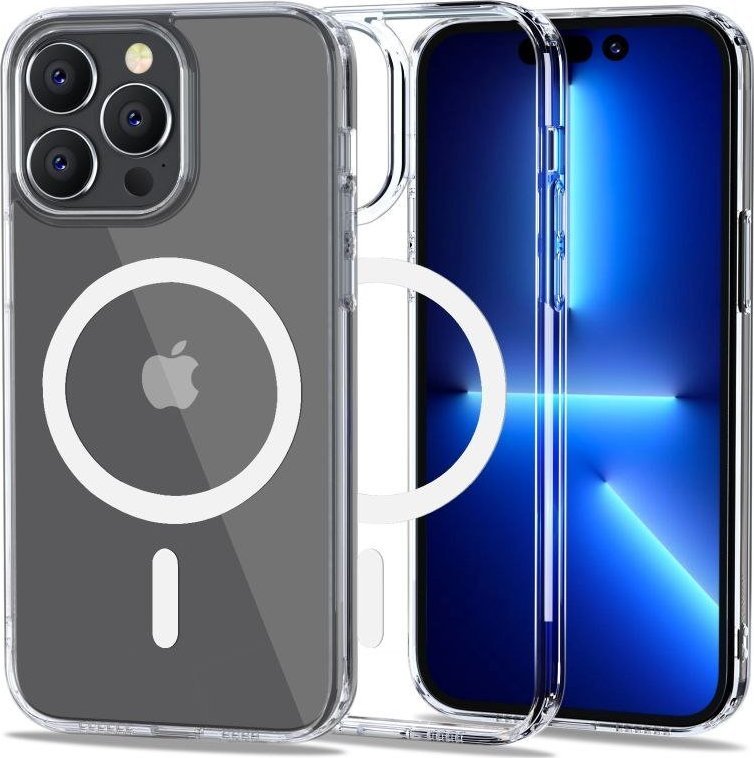 Braders Etui Flexair Hybrid Magsafe do iPhone 14 Pro Max Clear