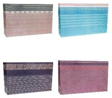 Torebka ozdobna 59x44x17cm szerokie dno mix