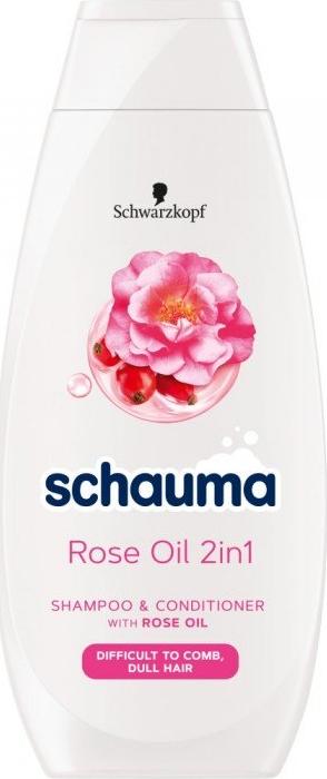 Schauma SCHAUMA_Rose Oil 2in1 Shampoo&Conditioner szampon z odżywką do włosów normalnych 400ml