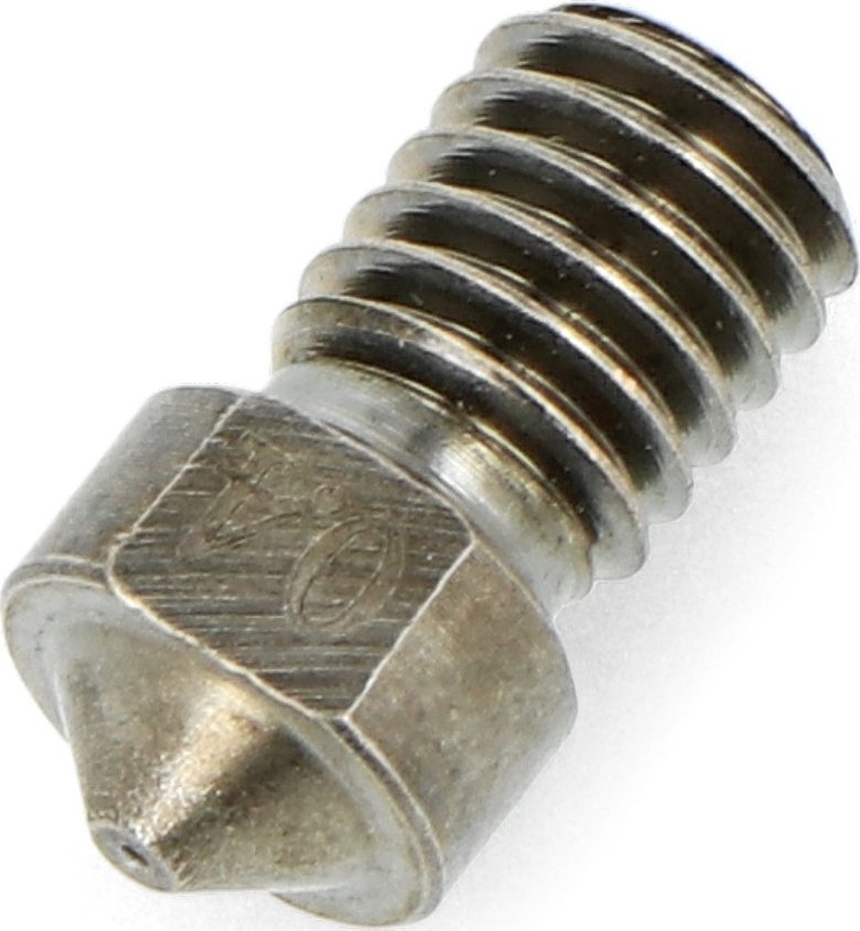 OEM Dysza 0,4 mm E3D V6- filament 1,75mm - stal hartowana}