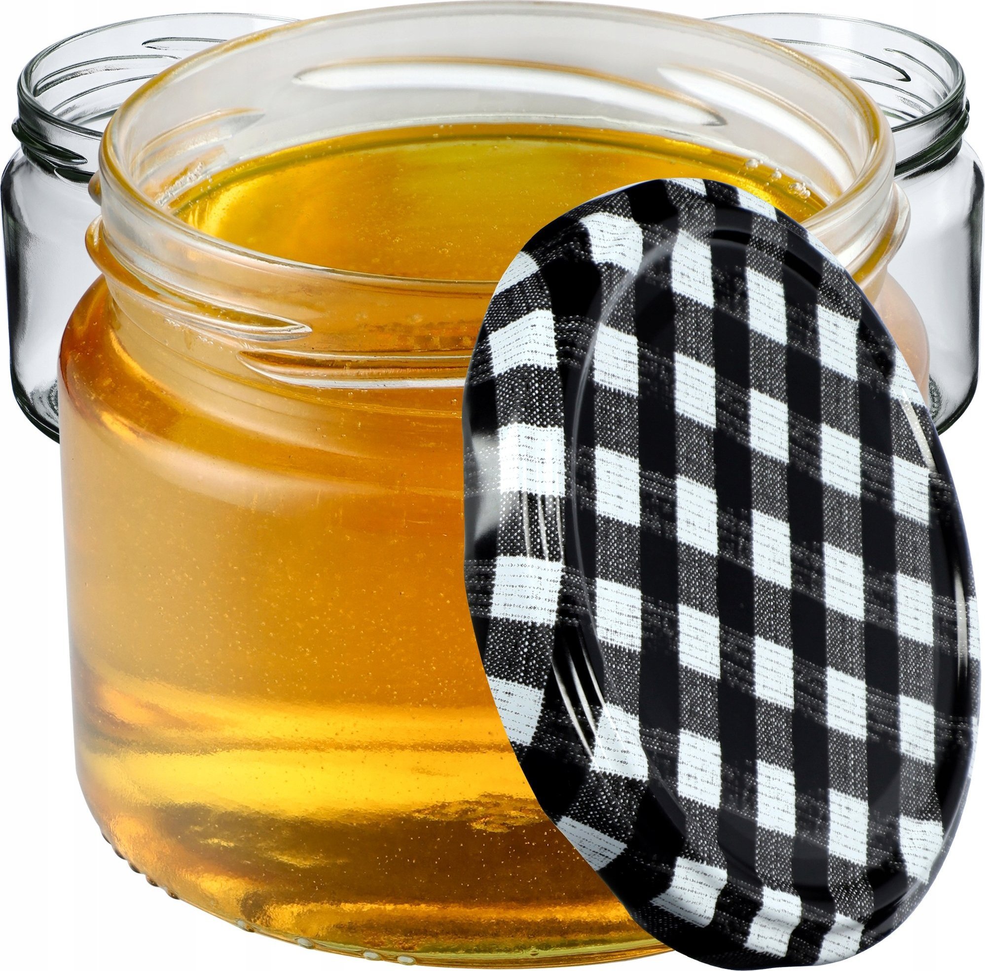 Kadax 50x Słoik Szklany 330 ml Dżem Miód Wieczko fi82
