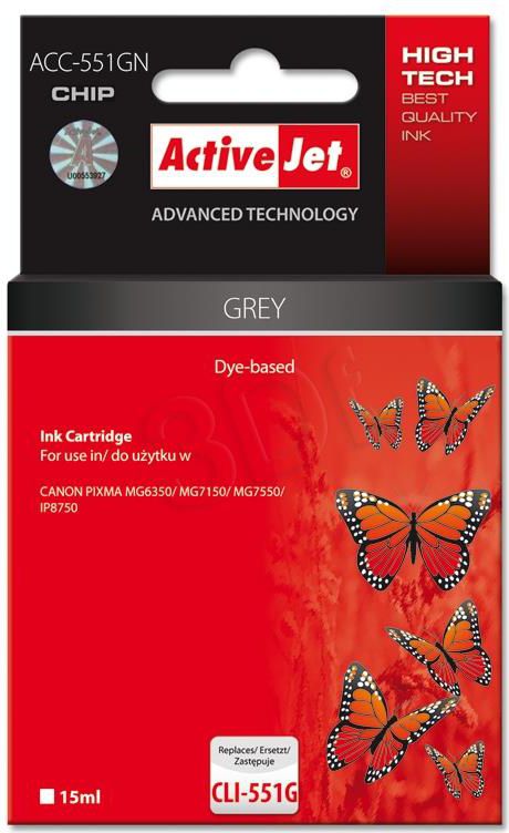 Tusz Activejet tusz ACC-551GN / CLI-551G (grey)