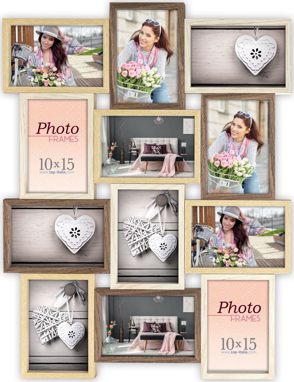 Ramka ZEP ZEP Montreaux 12Q 12x10x15 Wood Gallery Frame TY025