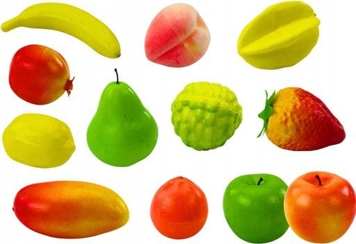 LeanToys Zestaw Miękkie Owoce 24 Elementy