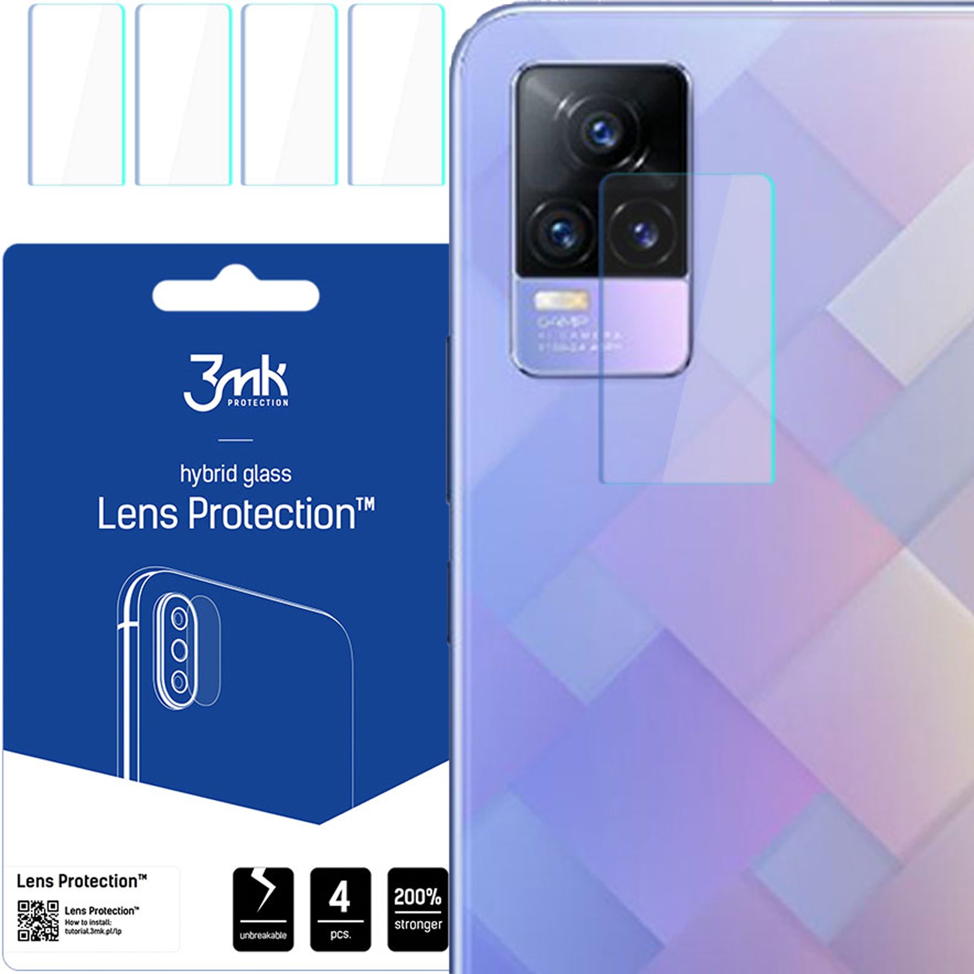 VIVO V21E 5G - 3MK LENS PROTECTION