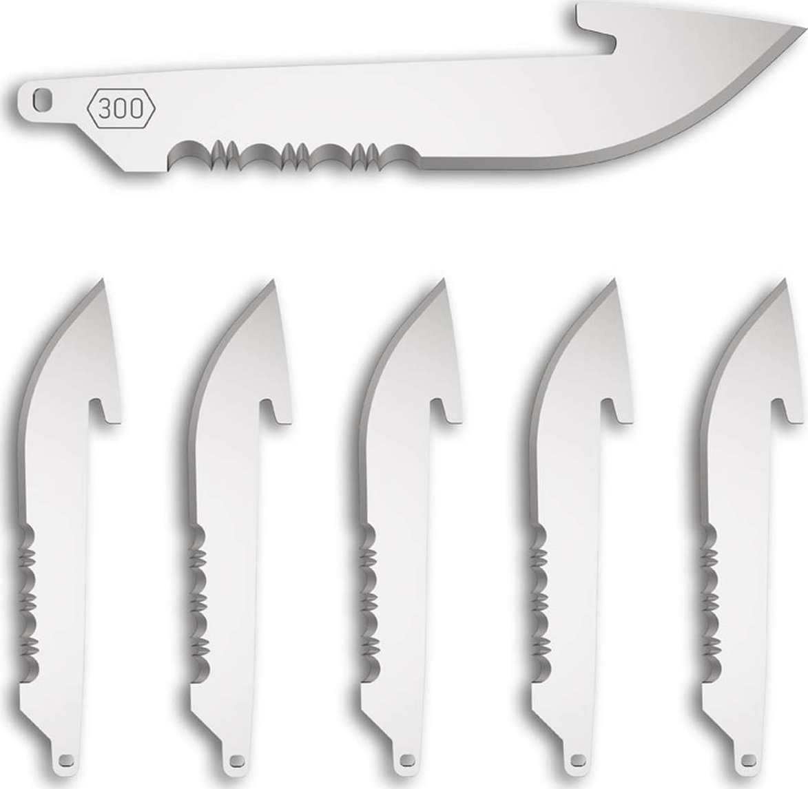 Outdoor 6 ostrzy Outdor Edge DropPoint Serrated 300