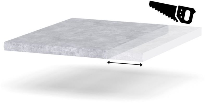 Blat Kuchenny Laminowany Blande Marmur Beton 30-39cm Na Wymiar Kamień