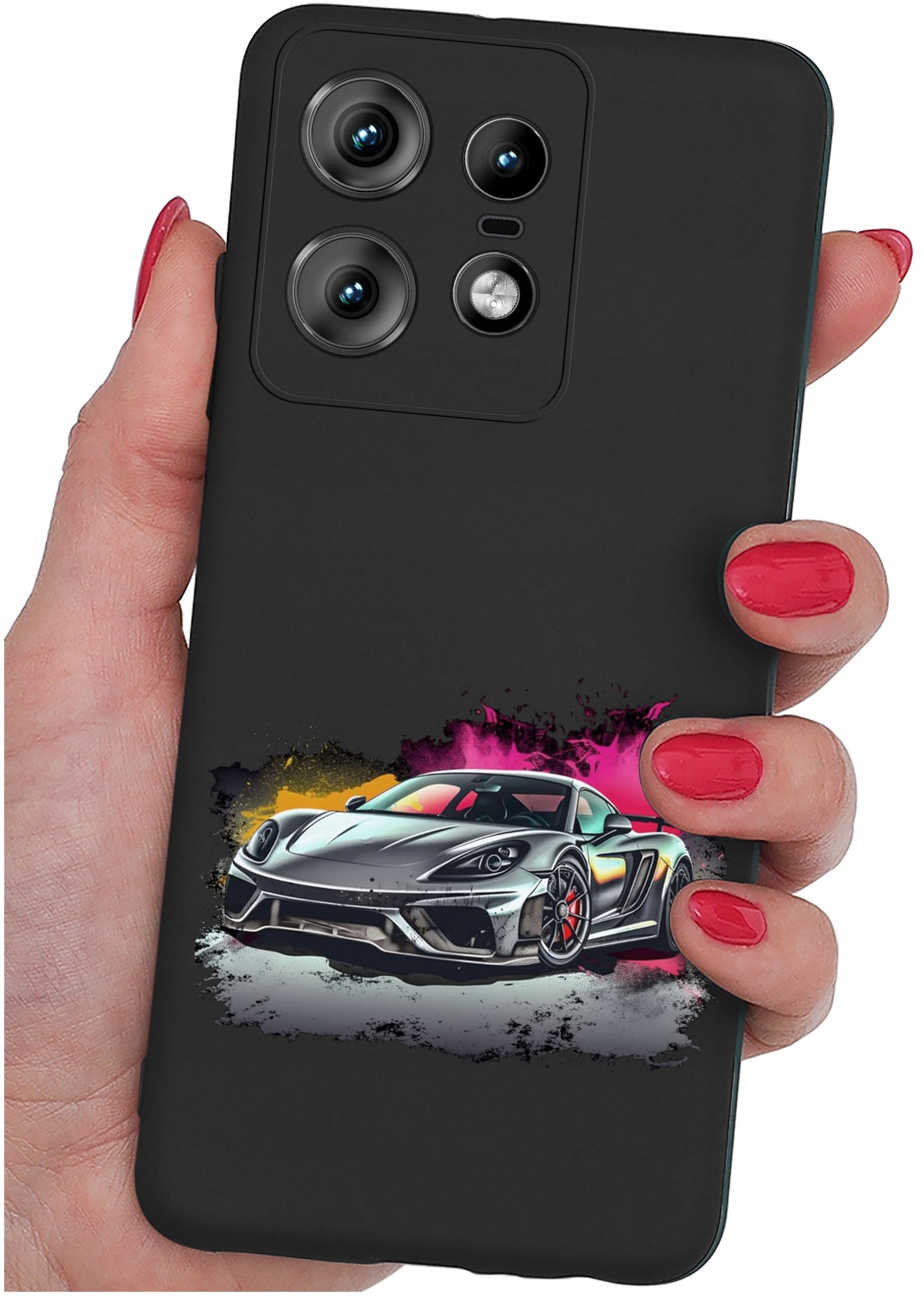 Etui do Motorola Moto EDGE 50 Pro WZORY |SILIKONOWE MATT CASE