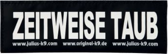 Trixie Naklejka na rzep 2 Julius-K9, S, ZEITWEISE TAUB