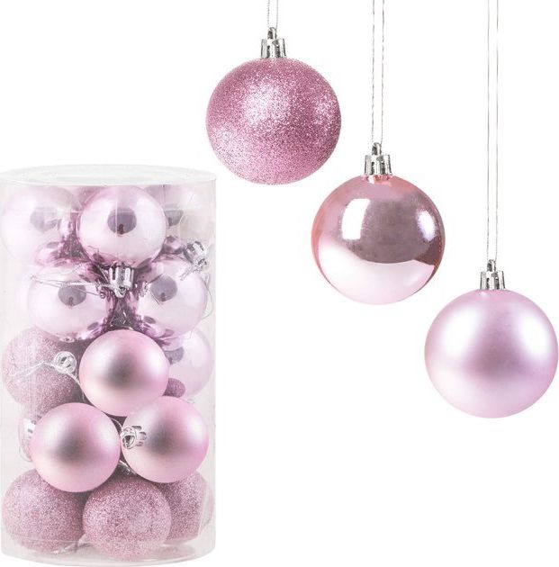 Springos Bombki choinkowe na choinkę 4 cm zestaw 20 szt. UNIWERSALNY