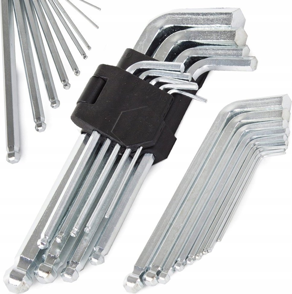 Verk KLUCZE IMBUSOWE IMBUSY KULOWE ZESTAW 9 el 1,5-10